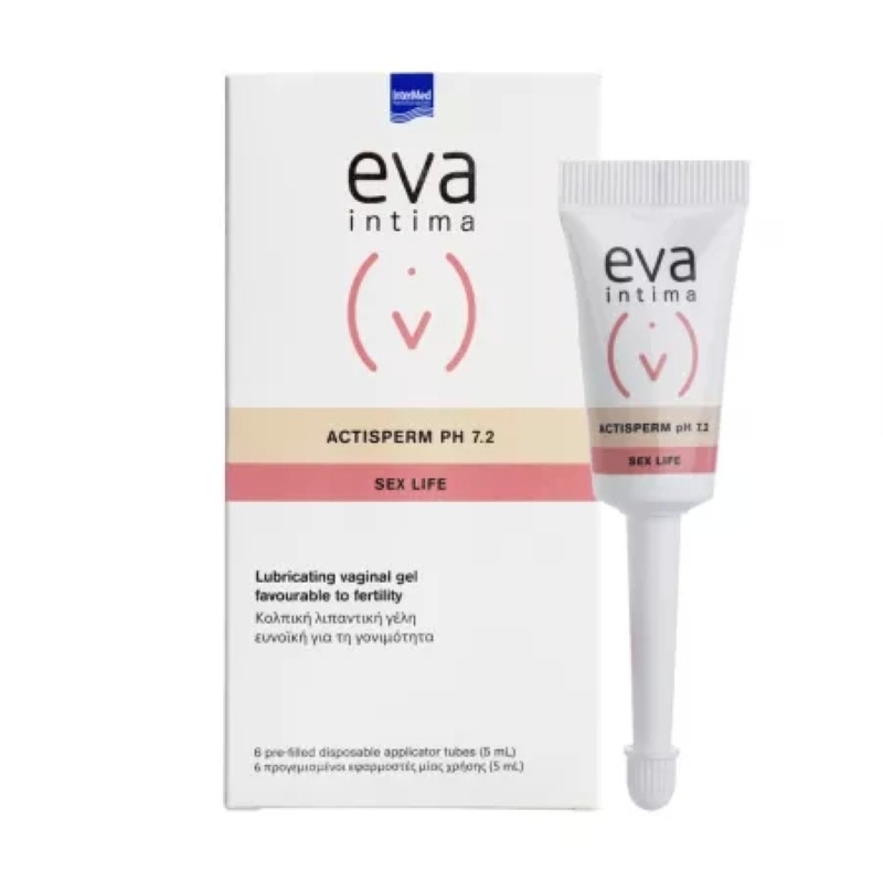 Gel lubrifiant Eva Intima ActiSperm pH 7.2 5 ml, 6 aplicatoare, Intermed