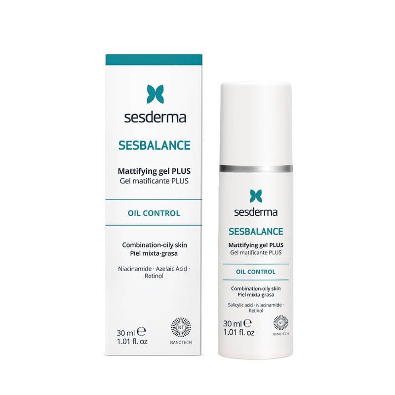 Gel matifiant Plus pentru ten Sesbalance, 30 ml, Sesderma