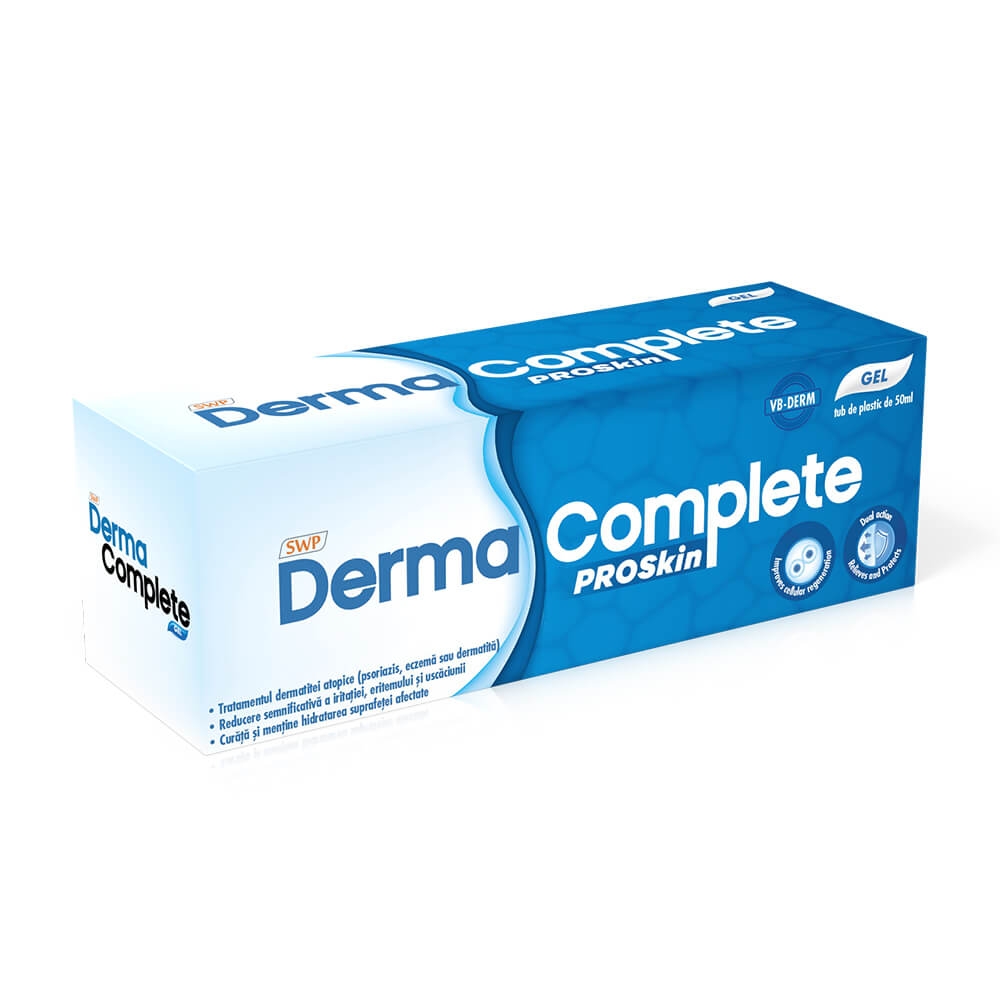 Gel pentru afectiuni cutanate Derma Complete Proskin, 50 ml, Sun Wave Pharma