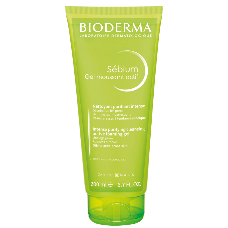 Gel spumant activ Sebium, 200 ml, Bioderma