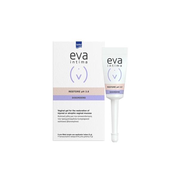 Gel vaginal pentru refacerea mucoasei Restore, 9 aplicatoare vaginale, Eva Intima