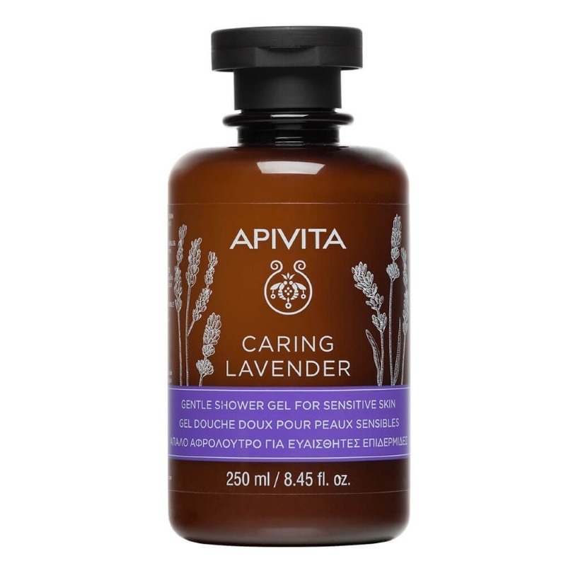 Gel dus cu lavanda si ulei de maslin, 250 ml, Apivita