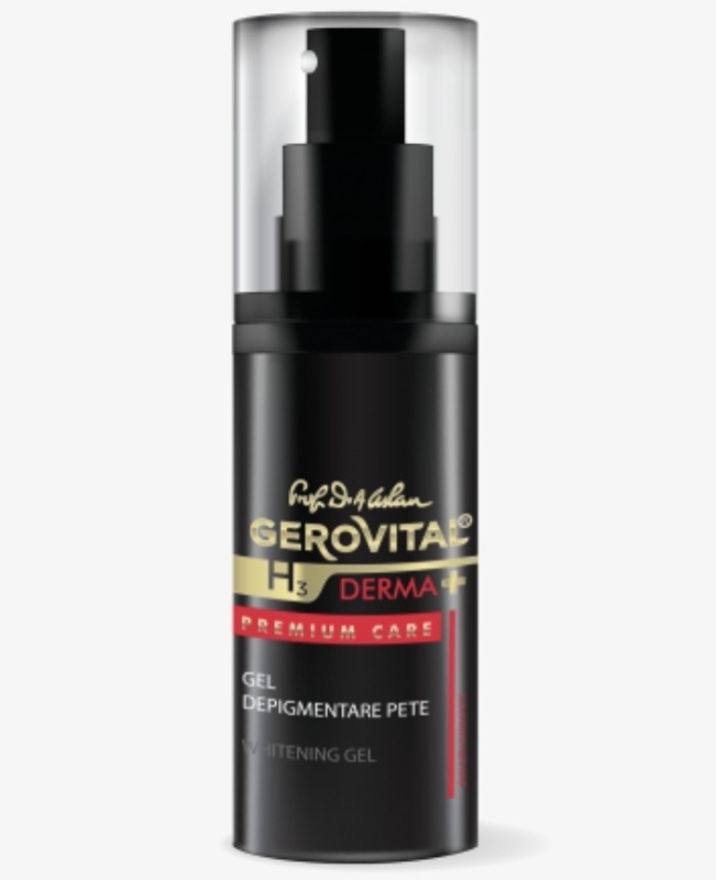Gel depigmentare pete H3 Derma+ Premium Care, 30 ml, Gerovital