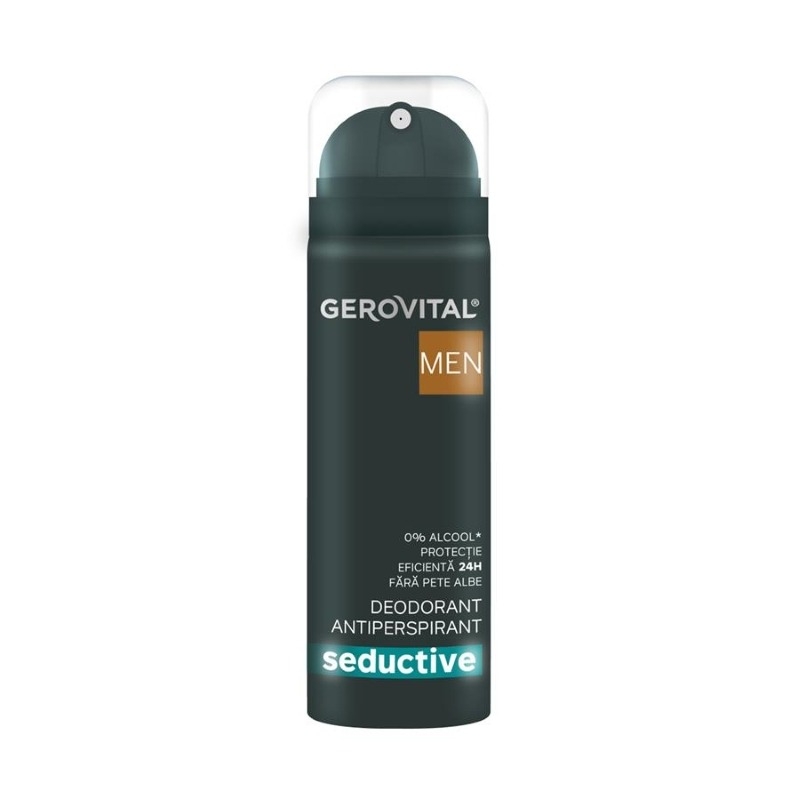 H3 Men Deo antiperspirant Seductive, 150ml, Gerovital