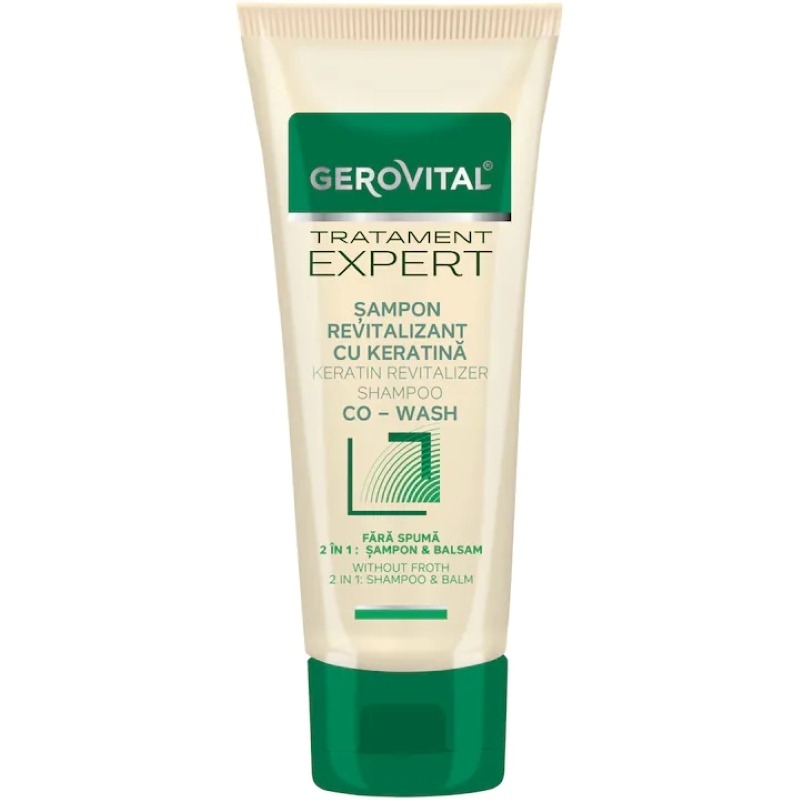 Sampon revitalizant cu keratina Tratament Expert, 150 ml, Gerovital
