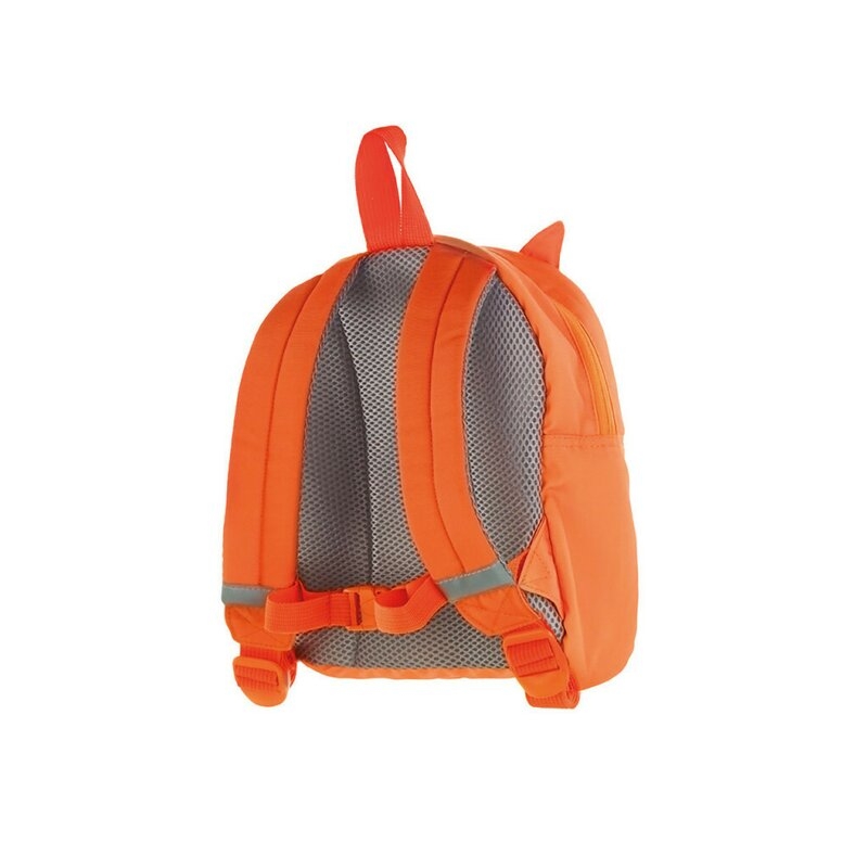 Ghiozdanel, Jane, Fox, Cu un compartiment interior pentru sticla, Inchidere cu fermoar, Bretele si spate captusite si moi, Cu eticheta pentru nume, 20.5 x 9 x 30 cm