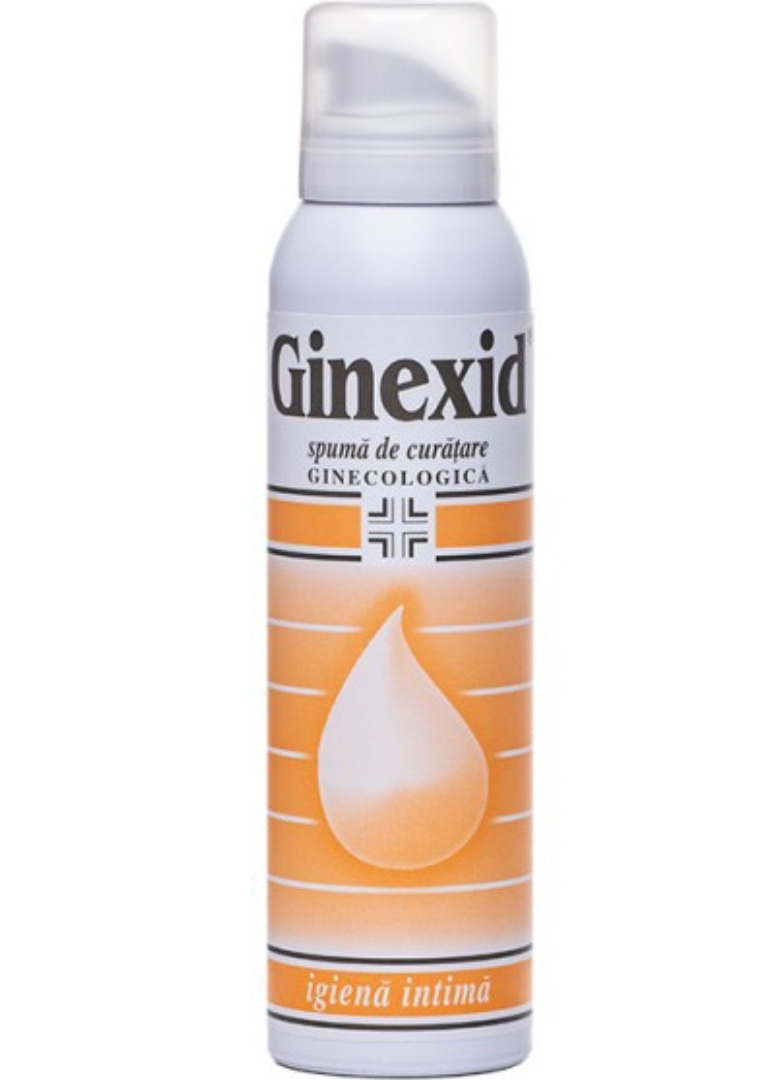 Ginexid spuma de curatare ginecologica, 150 ml, Naturpharma
