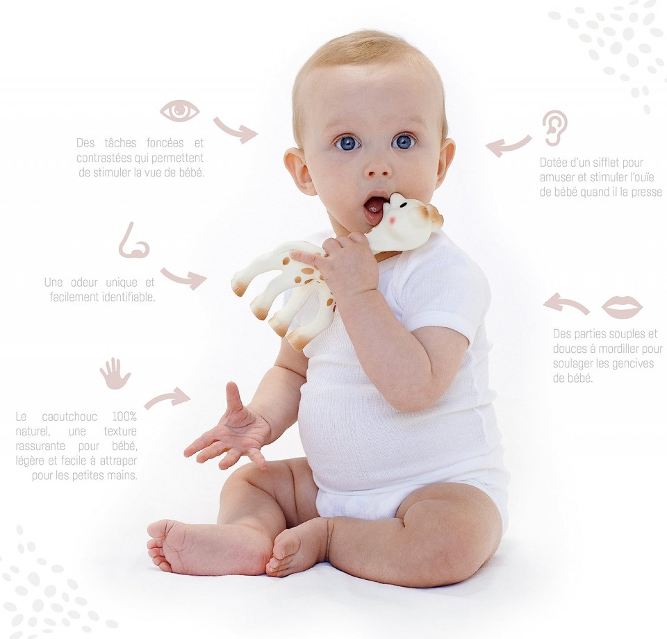 Girafa Sophie in cutie cadou 'Fresh Touch'