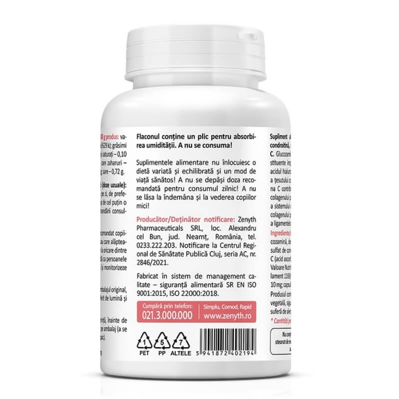 Glucosamine, Chondroitin, Hyaluronic Acid, 60 capsule, Zenyth