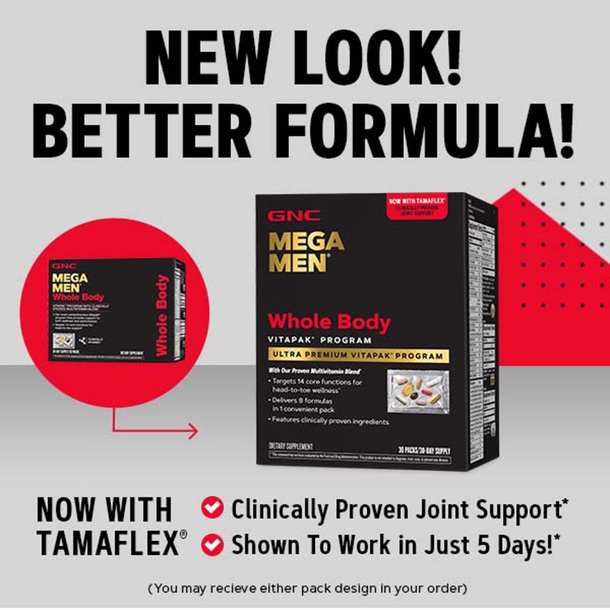 Multivitamine pentru barbati, Mega Men Whole Body, 30 pachetele, GNC