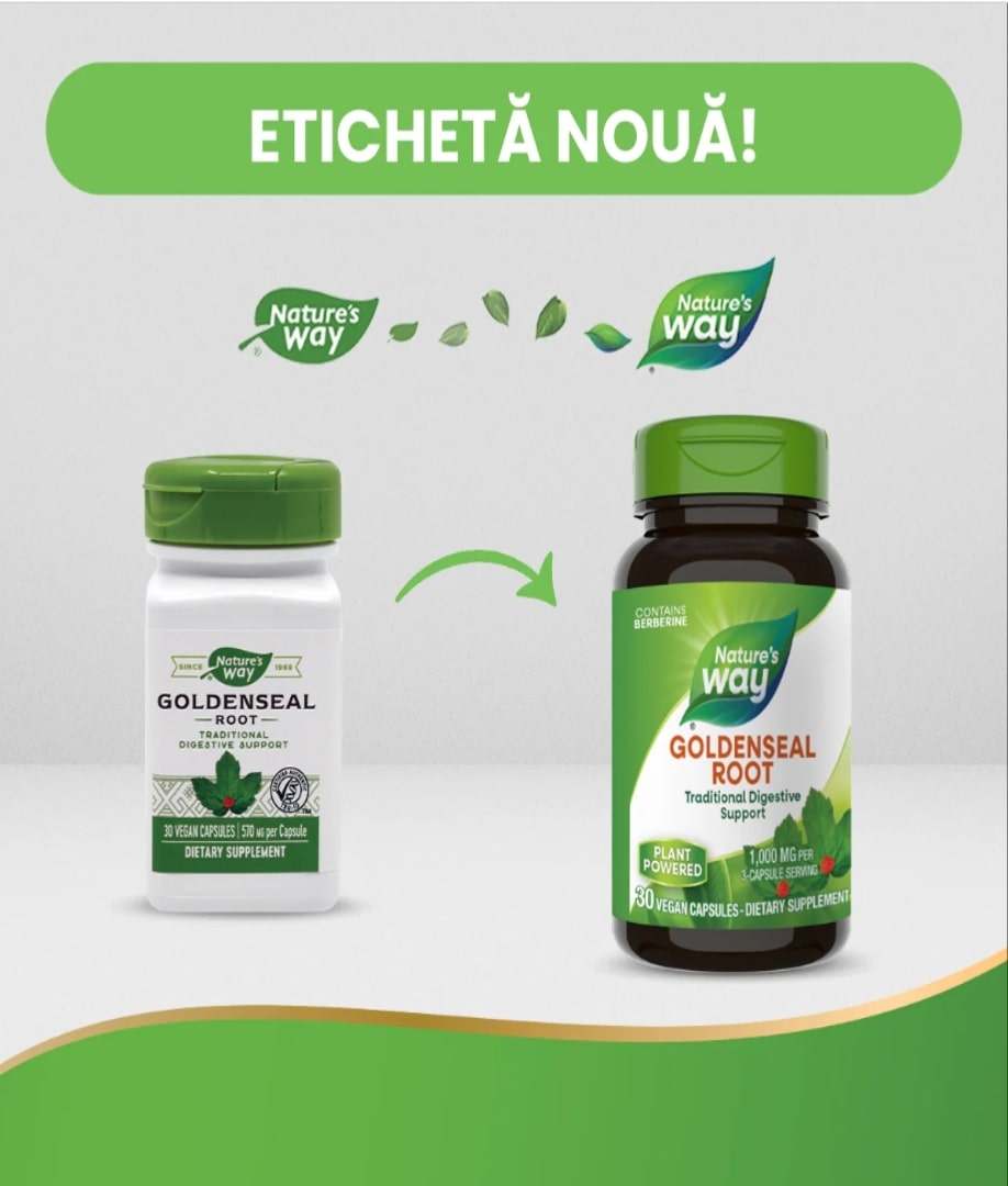 Goldenseal Root Natures Way, 30 capsule, Secom