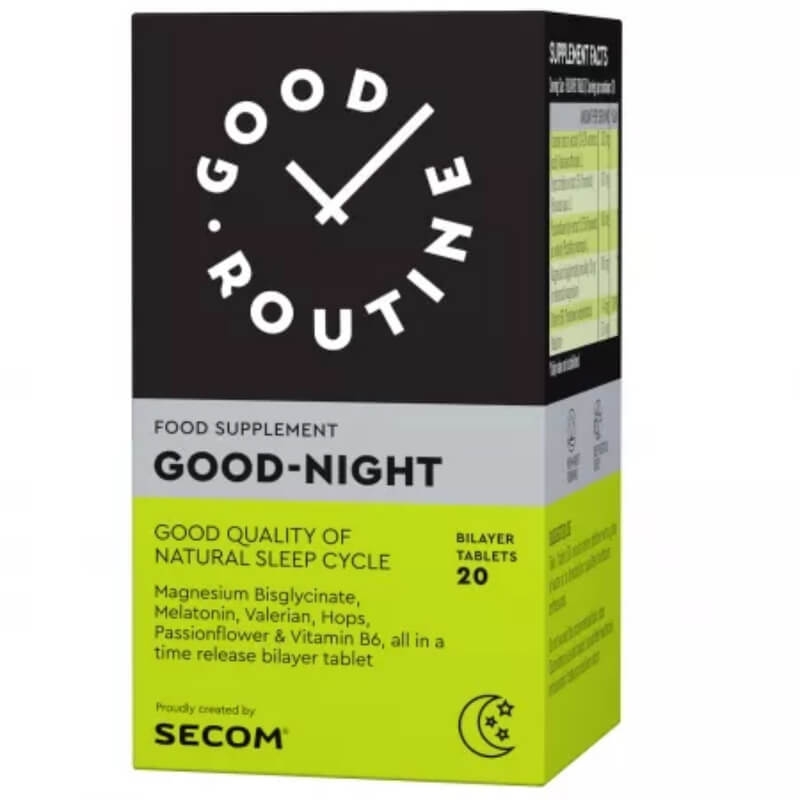 Good Night Good Routine, 20 tablete dublu-strat, Secom