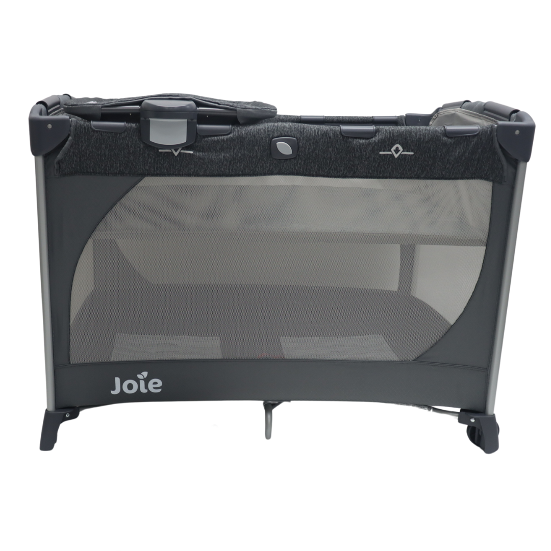 Patut pliant Commuter Change Gray Marble, cu cosulet detasabil inclus, Joie