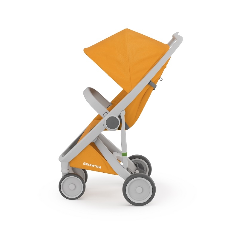 Carucior, Greentom, Classic Upp, 100% Ecologic, Grey Sunflower