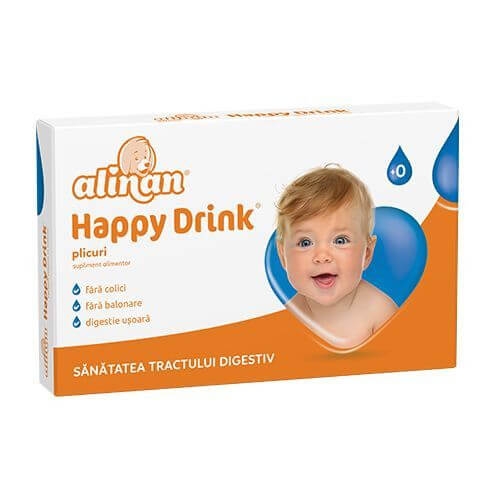 Happy Drink Alinan, 12 plicuri, Fiterman Pharma