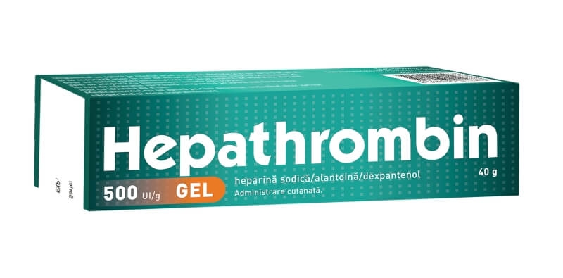 Hepathrombin gel, 500UI/g, 40 g, Hemofarm