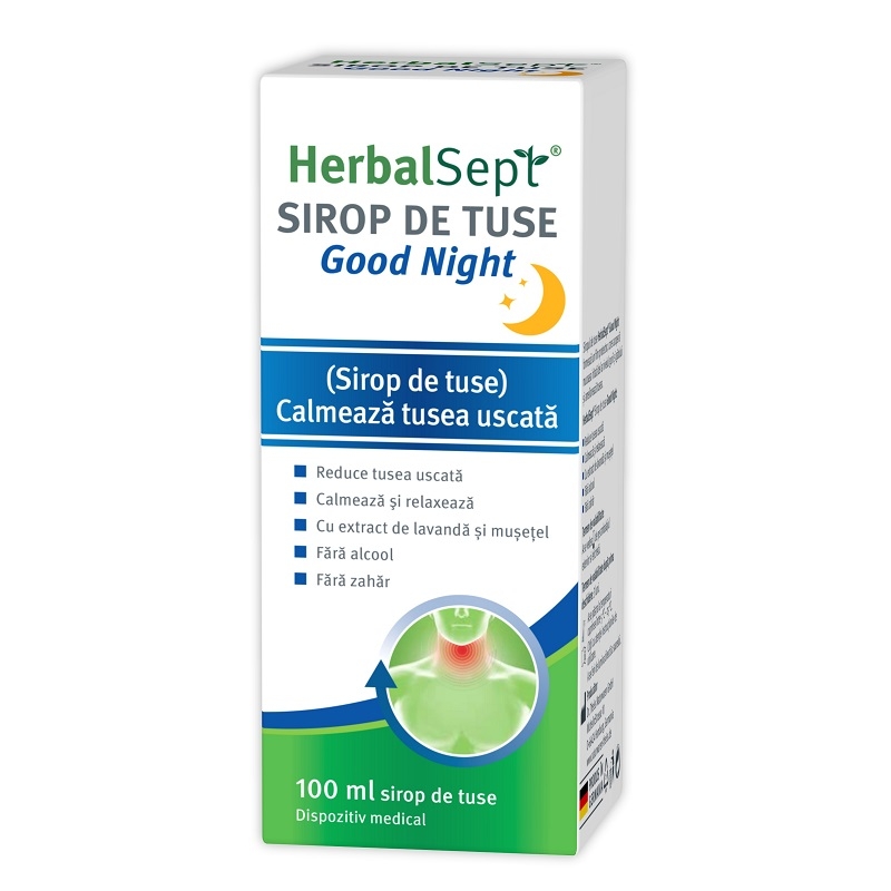 HerbalSept Good Night sirop, 100 ml, Theiss Naturwaren