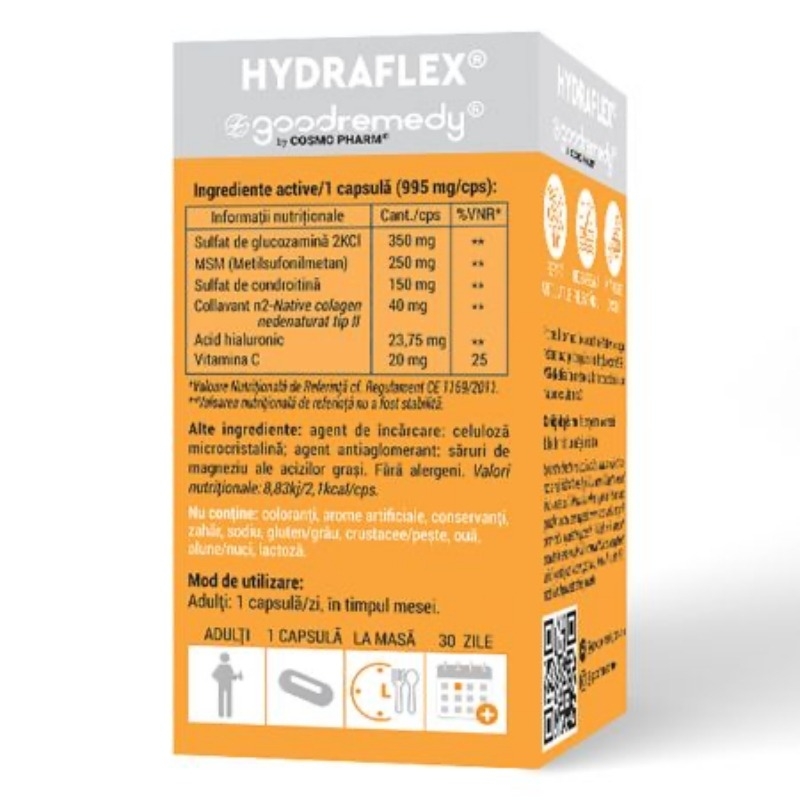 Hydraflex Colagen Complex, 30 capsule, Cosmo Pharm