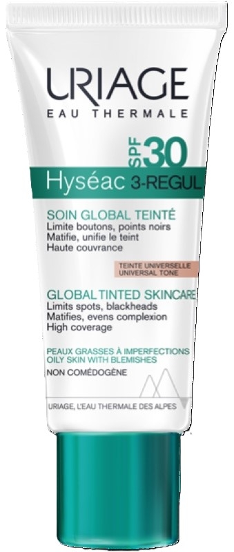 Hyseac 3 Reg Crema Colorata Spf 30+, 40ml, Uriage