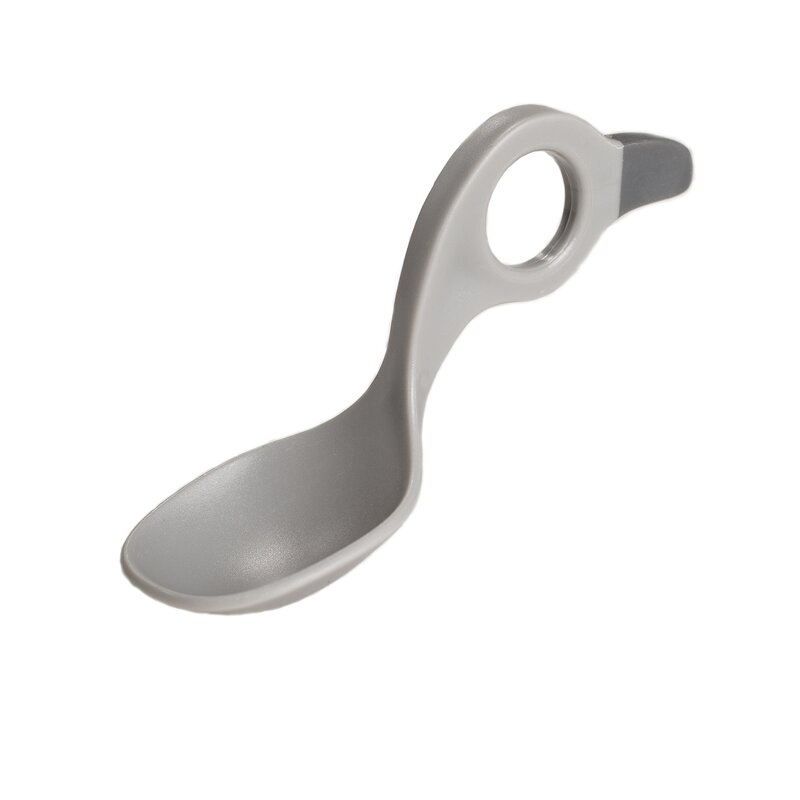 I CAN - Set 2 lingurite cu multiple modalitati de prindere, Grey/Dark Grey