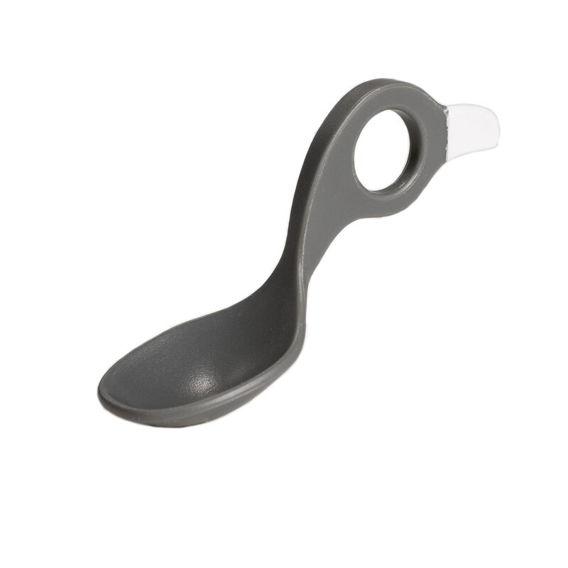 I CAN - Set 2 lingurite cu multiple modalitati de prindere, Grey/Dark Grey