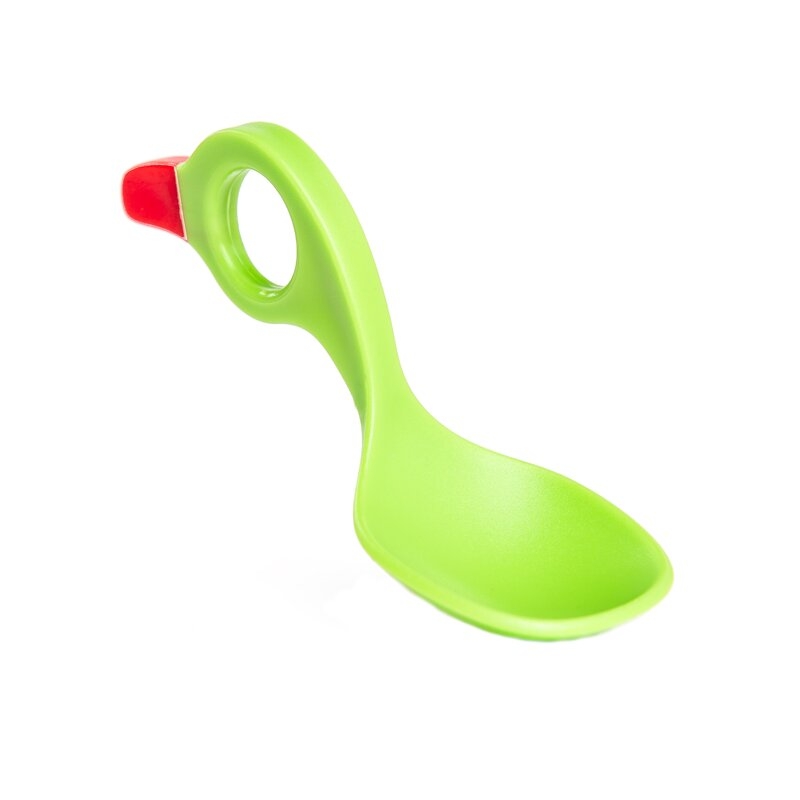 I CAN - Set 2 lingurite cu multiple modalitati de prindere, Pink/Green