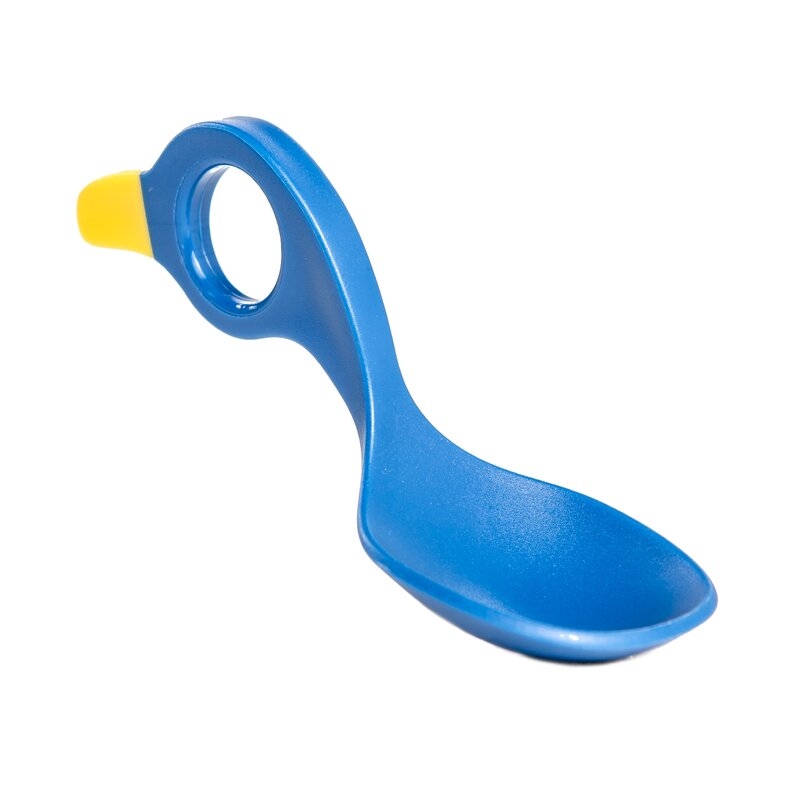 I CAN - Set 2 lingurite cu multiple modalitati de prindere, Red/Blue