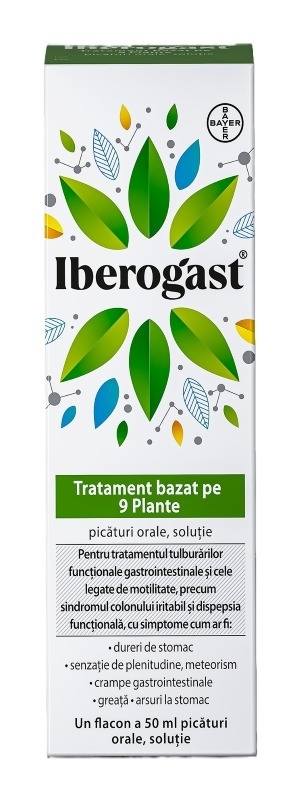 Iberogast picaturi orale, 50 ml, Bayer