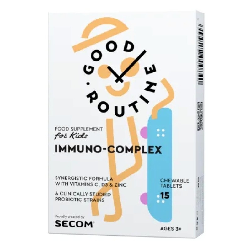Immuno-Complex Good Routine, 15 tablete masticabile, Secom
