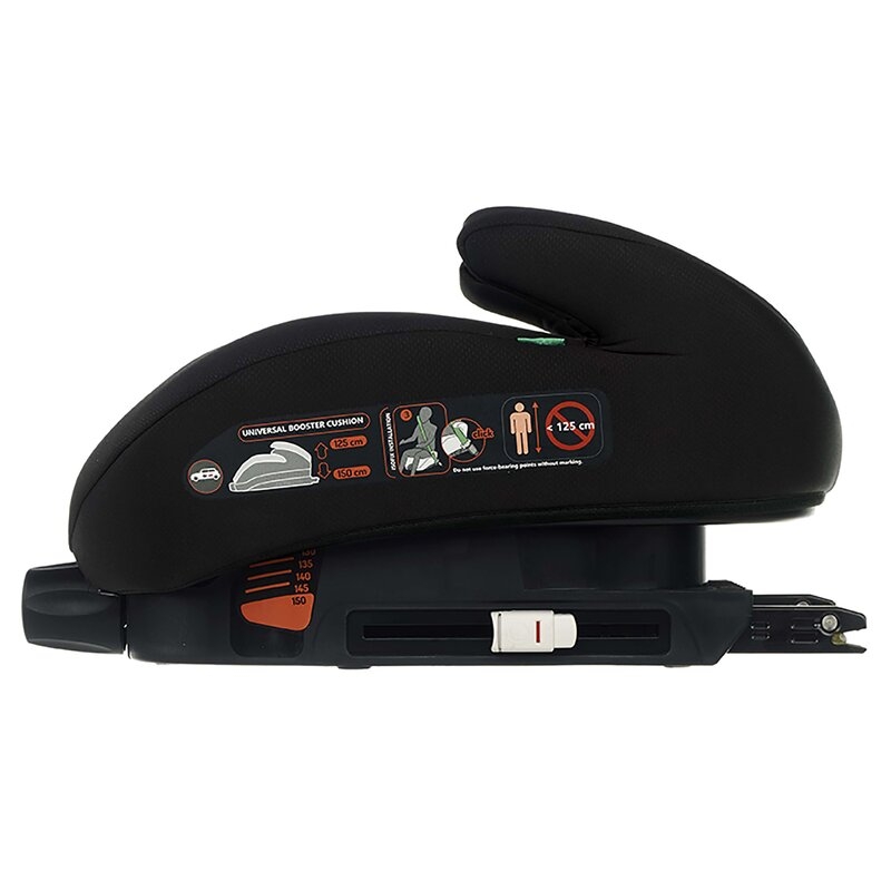 Inaltator auto, Be Cool, Boosty I-size, 125- 150 cm, Cu sistem de reglare treptata a inaltimii, Instalare cu sistem Isofix si centura de prindere, Cu husa detasabila, Conform standardului de securitate i-Size, Cosmos