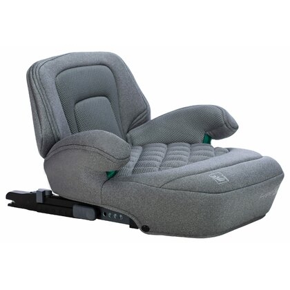 Inaltator auto, Cosmo Plus I-Size, Cu isofix, Cu spatar inaltat si cotiere, Potrivit pentru copiii intre 125 si 150 cm sau intre 25 si 36 Kg, FreeON, Conform cu standardul european de securitate ECE R129, gri