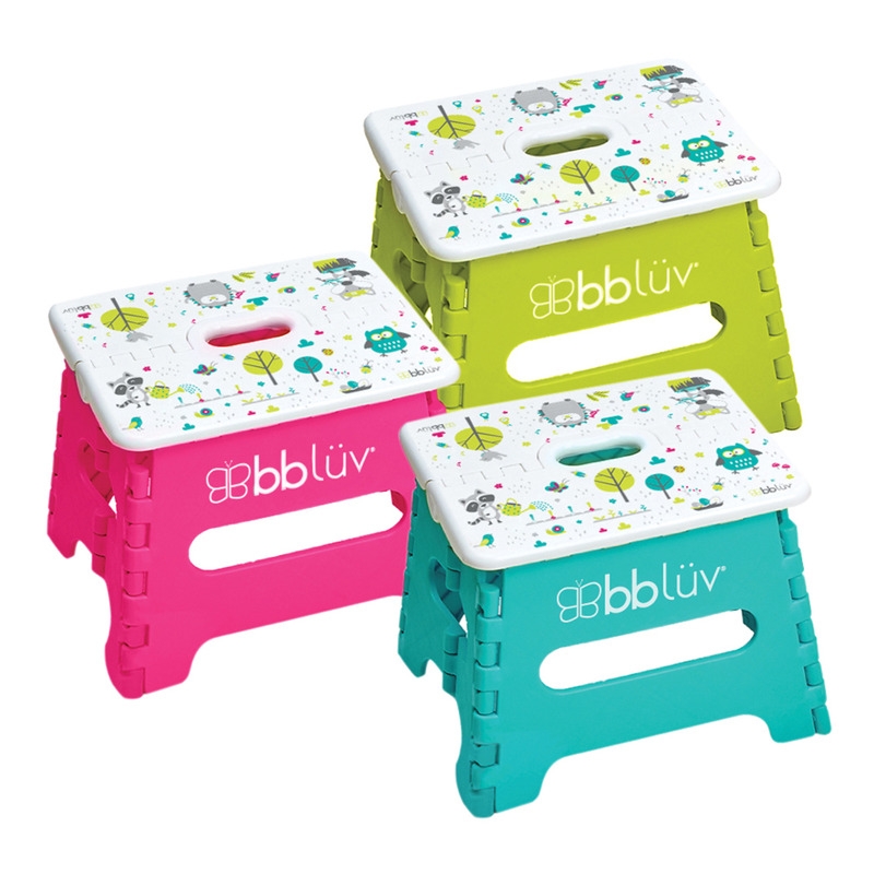 Inaltator de baie pliabil, Step, Practic si usor de transportat, Rezistent pana la 113 Kg, Bbluv, Lime