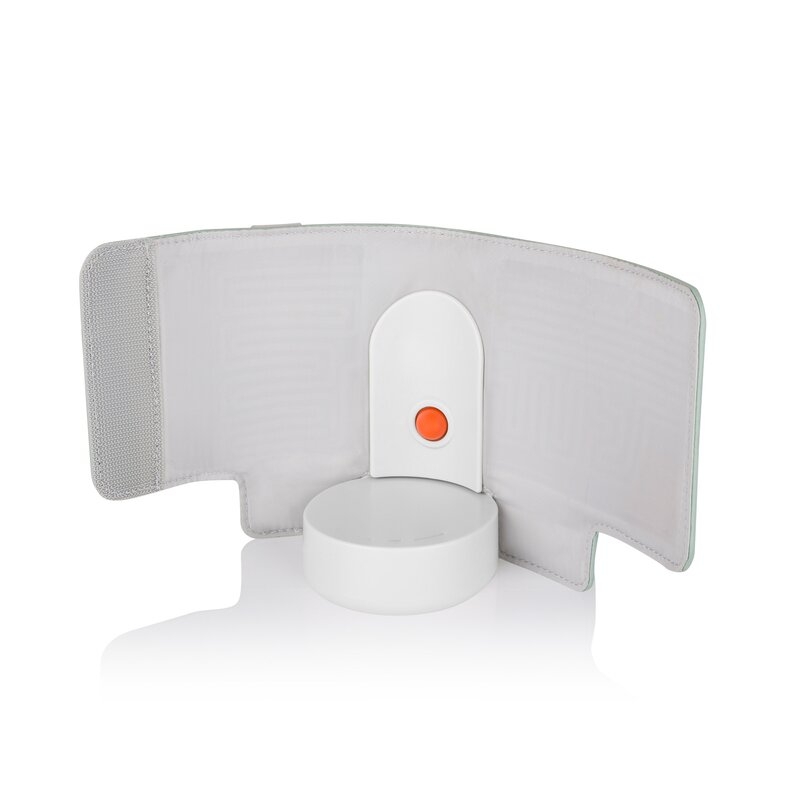 Incalzitor biberoane, Lionelo, ThermUp Go Evo, Portabil, Cu 5 niveluri de incalzire, Cu buton Safety Control, Mentinere caldura pana la 9h, Incarcare USB, Verde