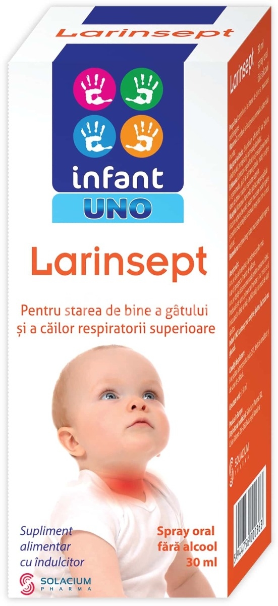 Infant Uno Larinsept Spray Oral Fara Alcool 30 Ml