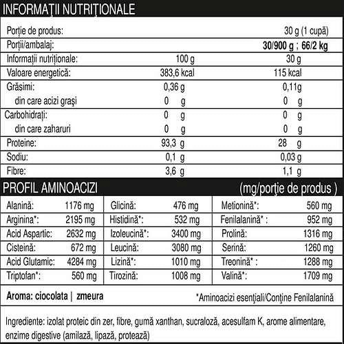 Iso Pure Protein plic, 30 g, Natural Plus