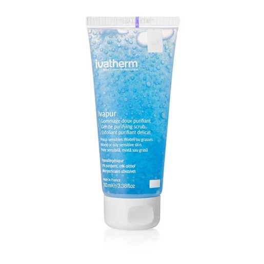 Exfoliant purifiant delicat Ivapur, 100 ml, Ivatherm