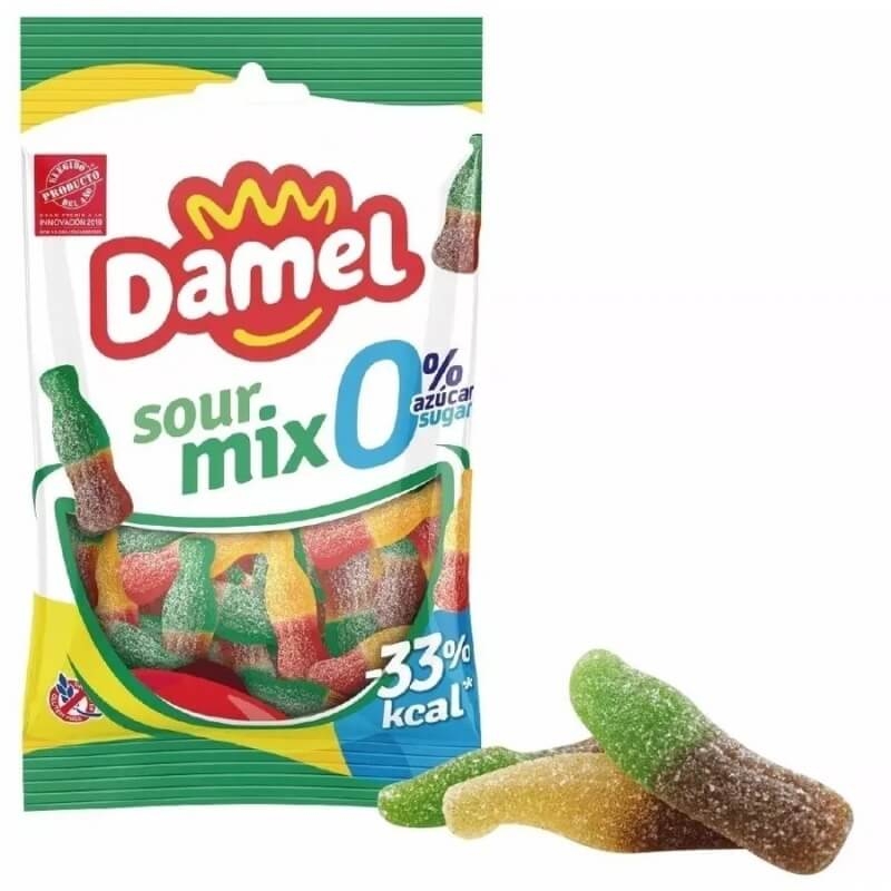 Jeleuri gumate glazurate Sweet Mix, 80g, Damel