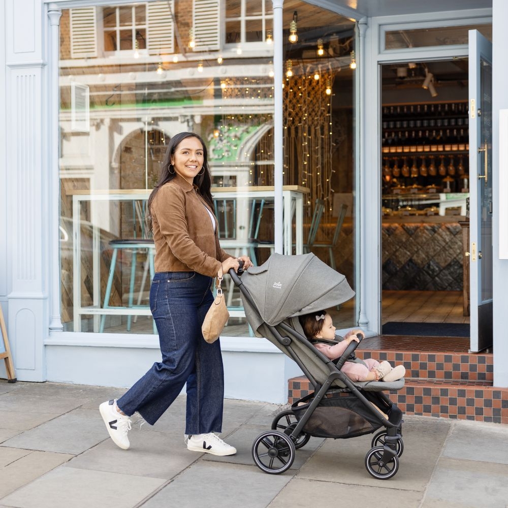 Carucior ultracompact Parcel LX, nastere - 22 kg, Signature Evergreen, Joie