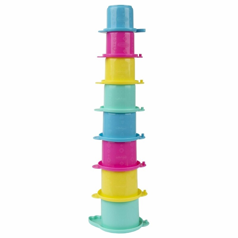 Jucarie de baie, Playgro, Croc Cups, 8 piese
