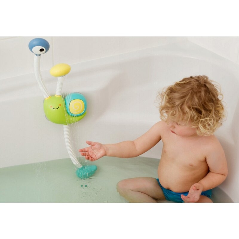 Jucarie de baie, Dumel Discovery, Snail Shower, Dus portabil, 18 luni+, Multicolor