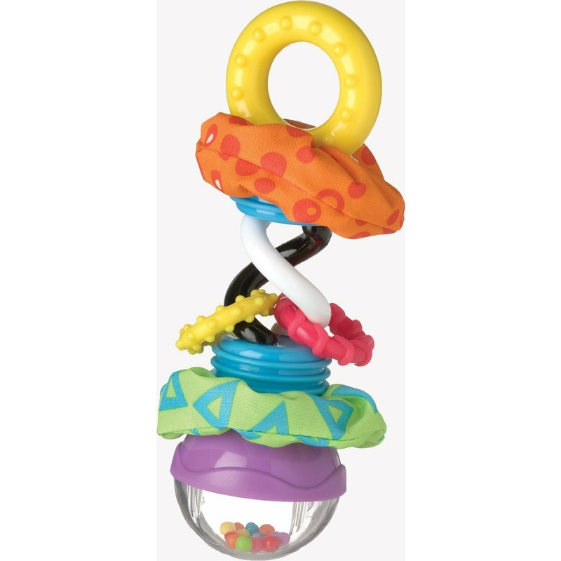 Jucarie zornaitoare, Cu diferite texturi, Dimensiune mare, Super Shaker, Playgro