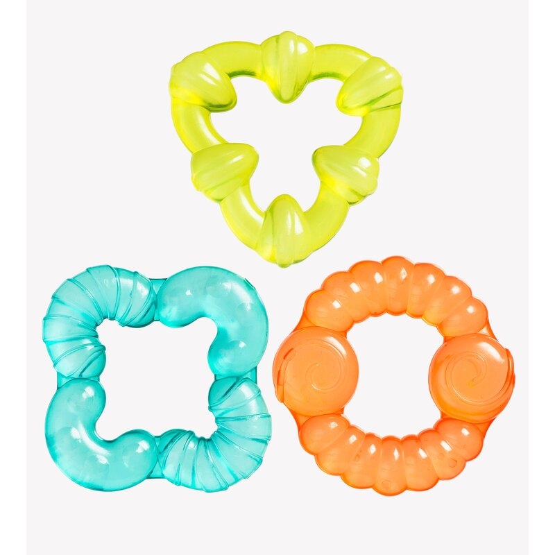 Jucarii de dentitie cu apa, Set 3 piese, Bumpy Gums, Playgro, Multicolor