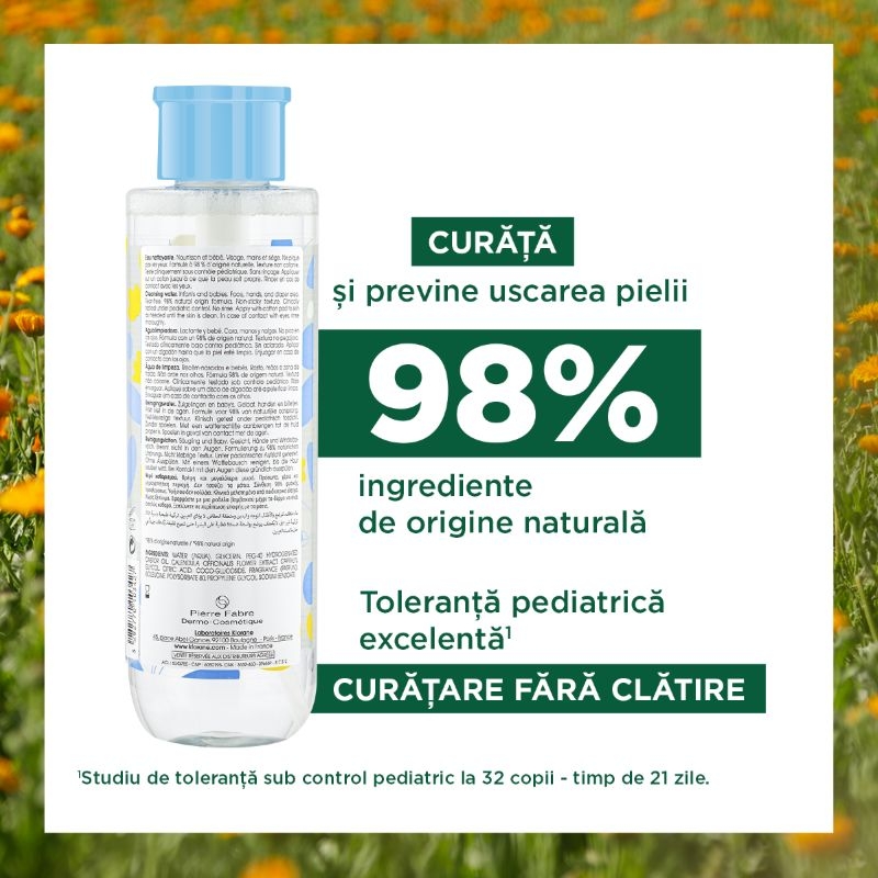 Bebe apa de curatare, 500ml, Klorane