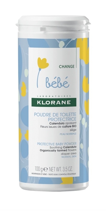 Bebe pudra de toaleta protectoare, 100g, Klorane
