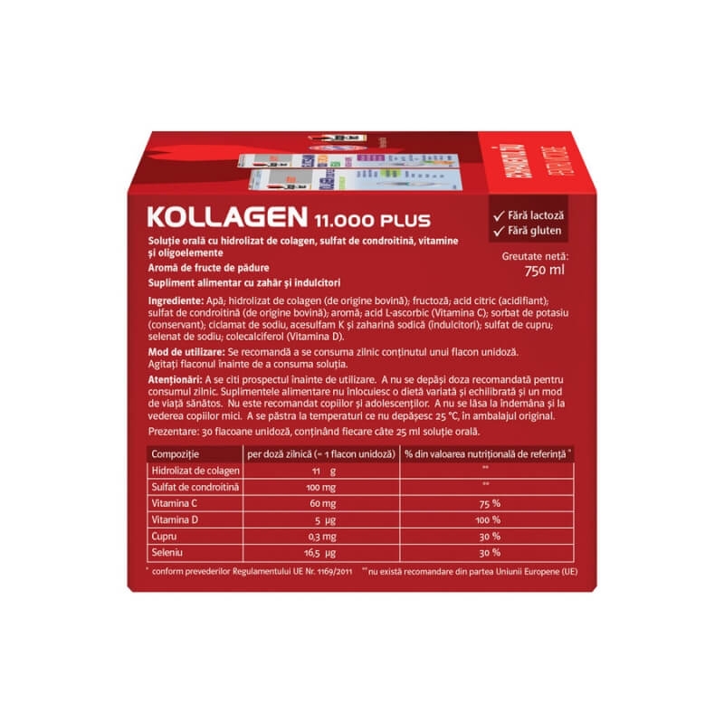 Pachet Kollagen 11.000 Plus System, 30 flacoane + Glucozamina 1000 + Curcuma Vegan System, 60 comprimate, Doppelherz Pachet Kollagen 11.000 Plus System, 30 flacoane + Glucozamina 1000 + Curcuma Vegan System, 60 comprimate, Doppelherz