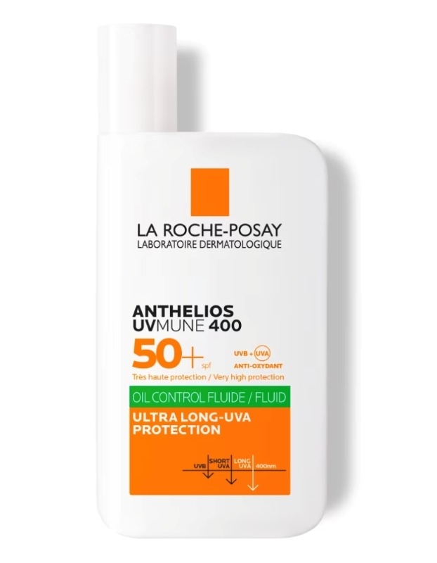 Anthelios UVMUNE Oil Control fluid invizibil SPF 50+, 50ml, La Roche-Posay