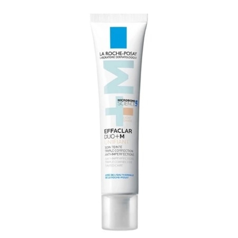 Gel-crema anti-imperfectiuni cu pigment de culoare, Nuanta Light, Effaclar Duo+M, 40 ml, La Roche-Posay