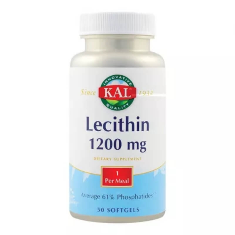 Lecithin 1200mg Kal, 50 capsule moi, Secom