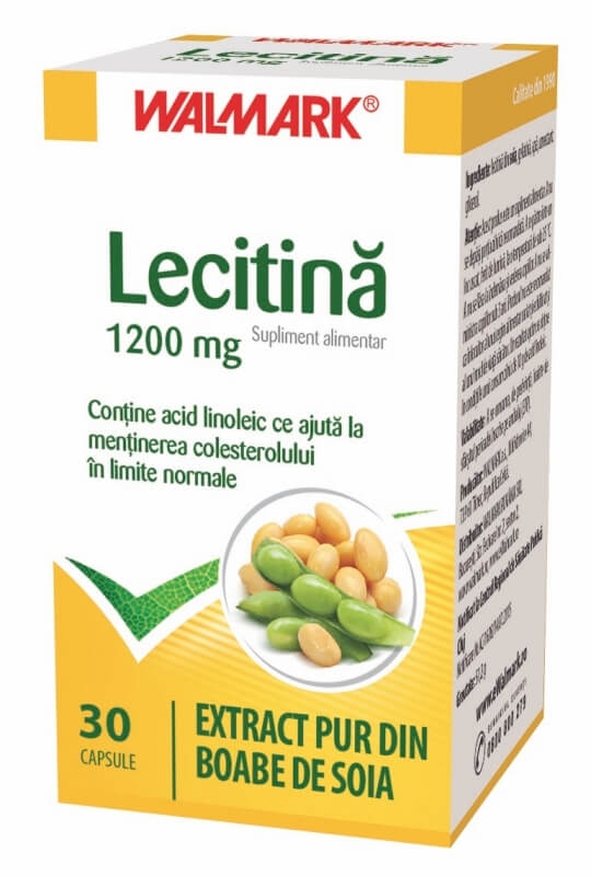 Lecitina 1200 mg, 30 capsule, Walmark