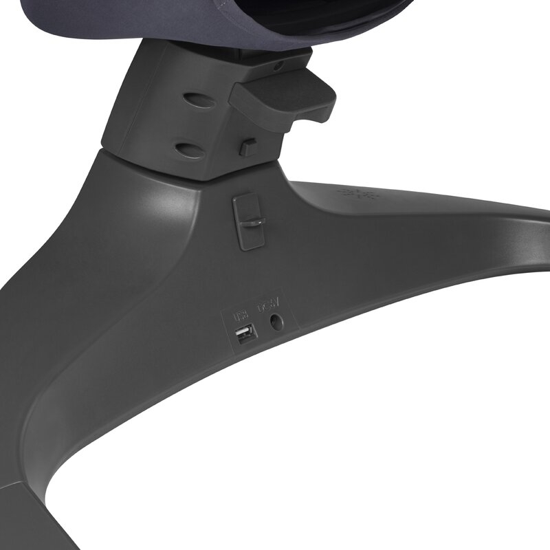 Lionelo - Balansoar si sezlong copii, Ralf, 2 in 1, Electric, Cu telecomanda si cablu USB, Cu miscare laterala de balansare si 5 niveluri diferite de viteza, Cu 12 melodii, Gri